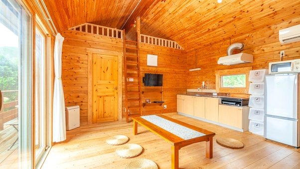 1日1組 貸切ログハウス